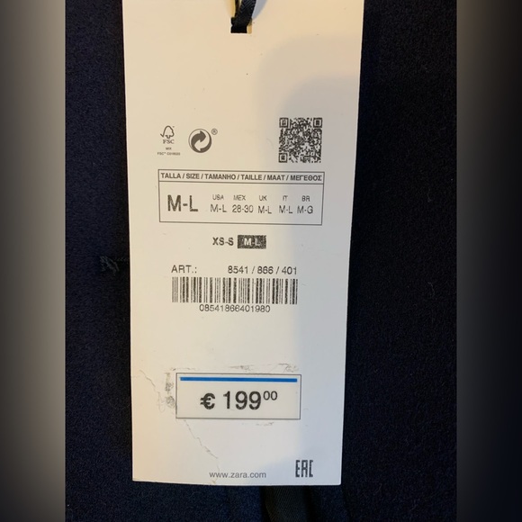 ZARA WOOL Coat - Picture 8 of 9